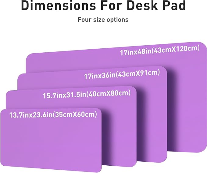 Aothia Leather Desk Pad Protector, Mouse Pad, Office Desk Mat, Non-Slip PU - Image 8