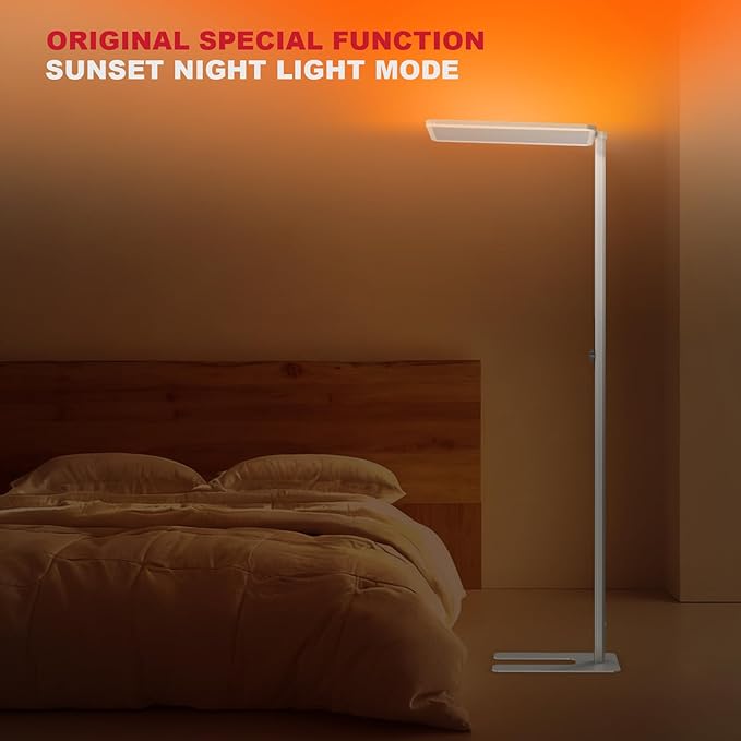 JINIU 79” Eye-Care LED Floor Lamp, Bridgelux Thrive™ Full-Spectrum Standing Lamp - Image 4
