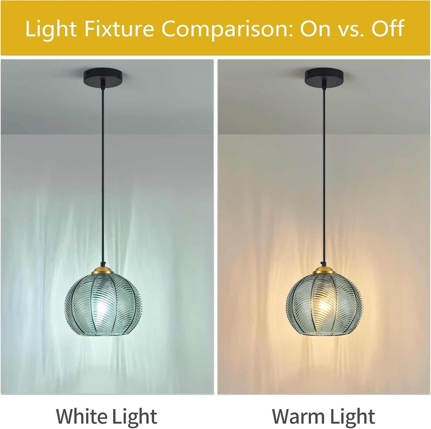 Gray Green Glass Pendant Lights Kitchen Island 2 Pack 7.87 in Hand Blown Glass Globe Pendant Light Fixtures Modern Pendant Lighting for Kitchen Island Bedroom Dining Room
