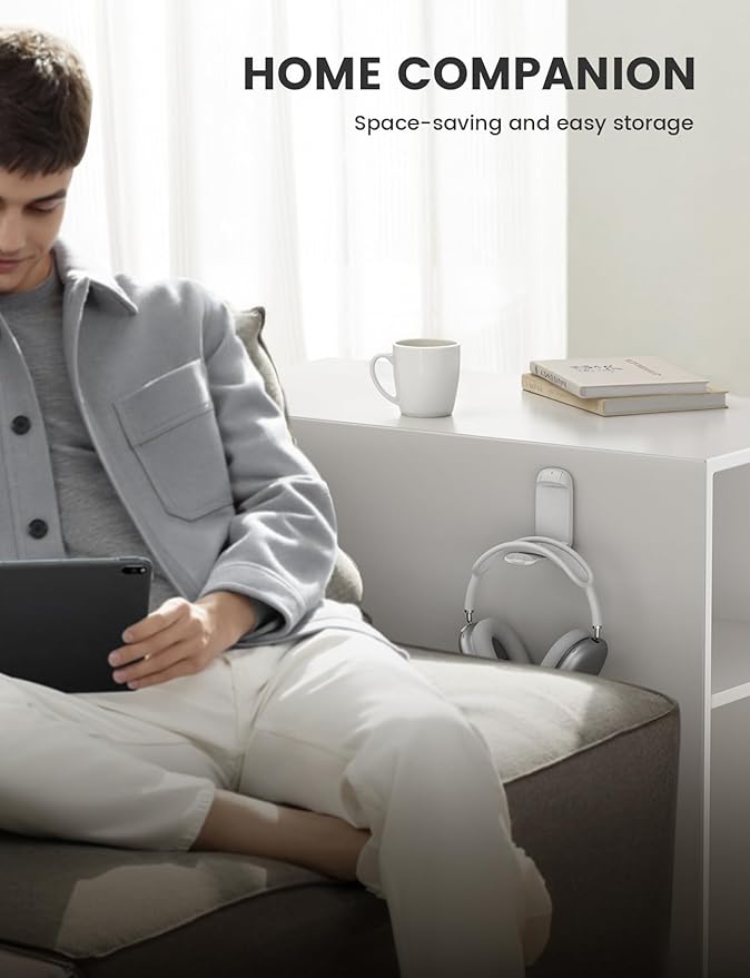 Lamicall Headphone Stand, Sticky Headset Holder - Image 6