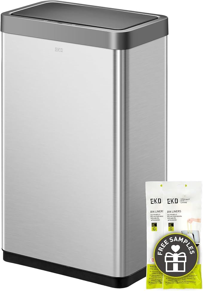 EKO Mirage X 80 Liter / 21.1 Gallons Motion Sensor Trash Can, Automatic Large by EKO