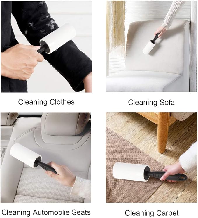 COMMEMA Lint Rollers for Pet Hair Extra Sticky, Pet Hair Remover Set Brush for - Image 3