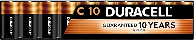 Duracell Coppertop C Batteries, C Battery by Duracell