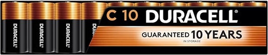 Duracell Coppertop C Batteries, C Battery by Duracell