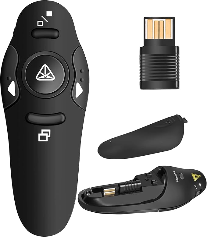Presentation Remote Clicker, Wireless Presenter by DinoFire
