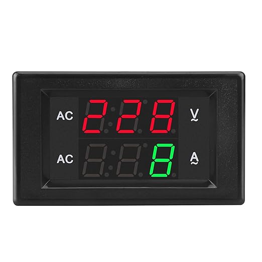 DROK Volt Amp Meter, AC 500V 500A Digital Voltmeter Ammeter Panel, 0.39 Inches - Image 2