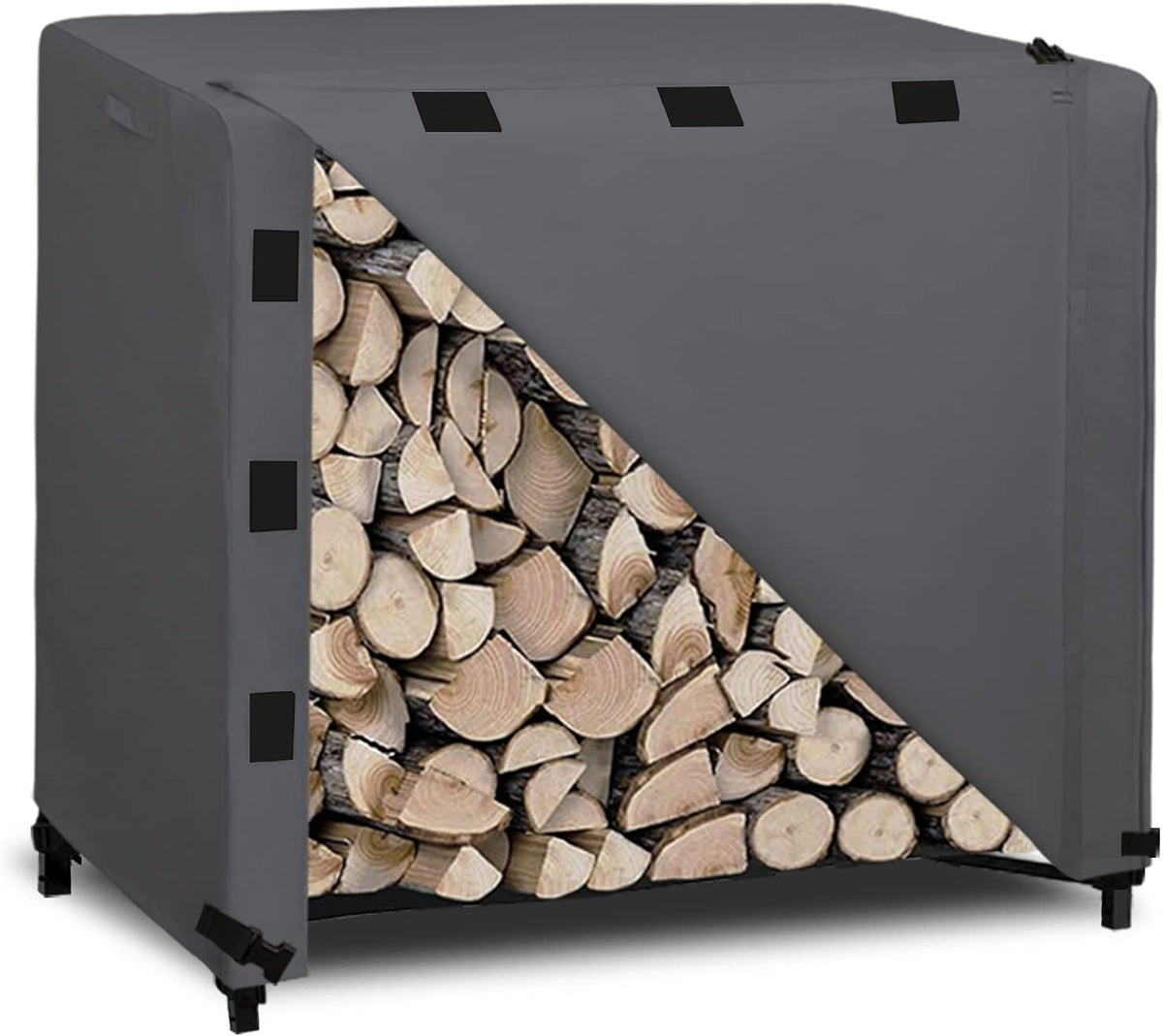 easy-going 4 feet outdoor log rack cover waterproof, main product view