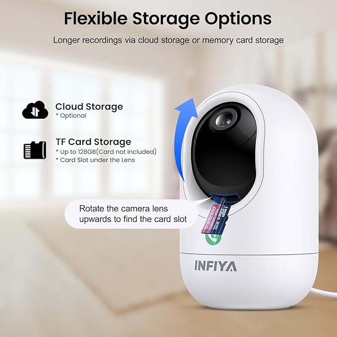INFIYA 2K Security Camera Indoor-360 Cameras - Image 8