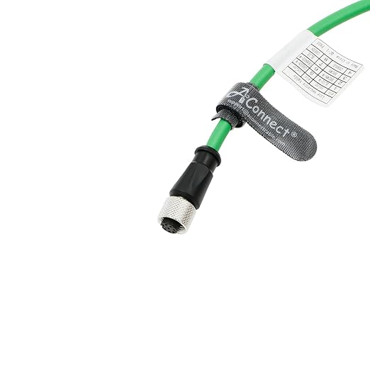 AConnect M12 A Code 8 Pin Female to Flying Leads Cable Industrial Aviation - Image 3