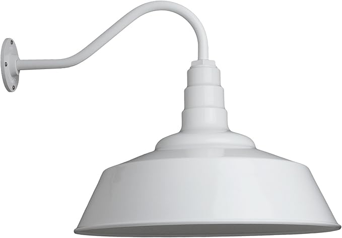 Steel Lighting Co. Large Outdoor Barn Light | Gooseneck Light Fixture | Made in by SteelLightingCo
