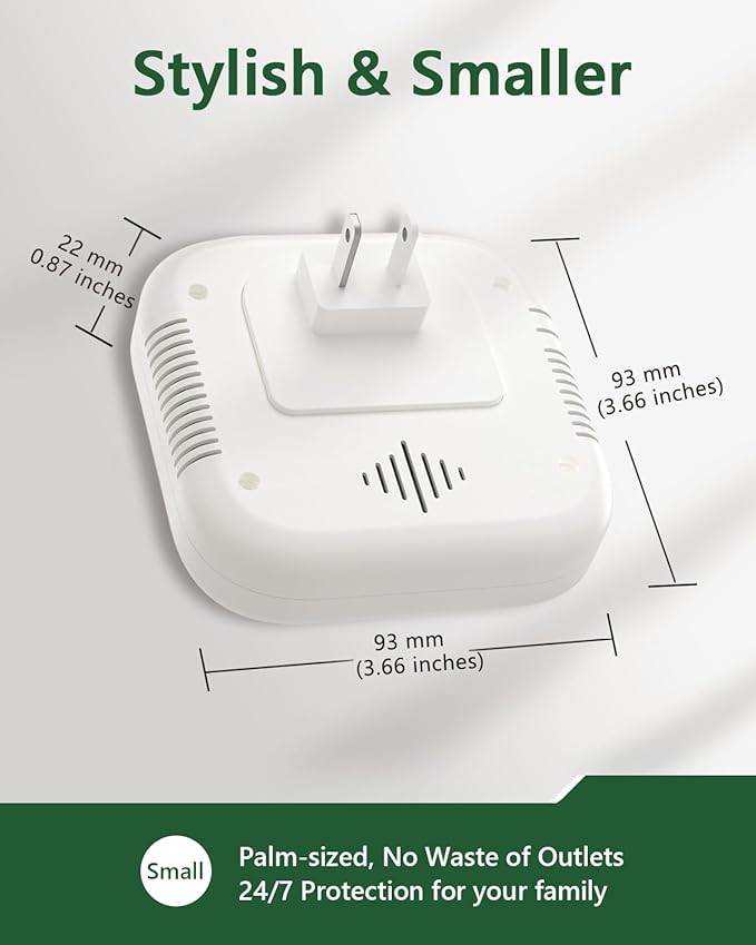 3 in 1 Natural & Propane Gas Detector, Plug in Natural Gas, Humidity and - Image 5