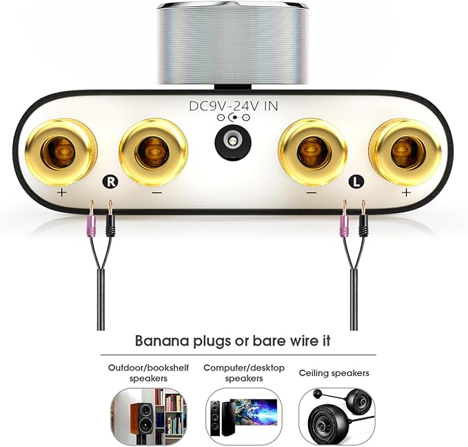 Nobsound Mini Bluetooth 5.0 Power Amplifier, Stereo Hi-Fi Digital Amp 2.0 - Image 6