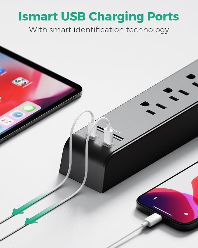2 Pack Surge Protector Power Strip - Image 5