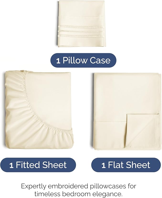 Twin XL Size 3 Piece Sheet Set - Image 2