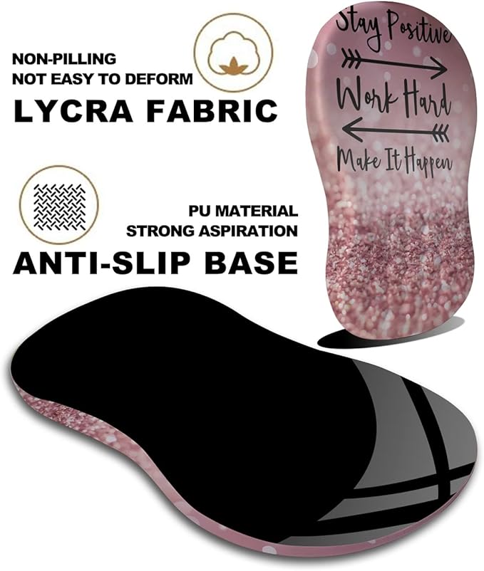 KUOSGM Mouse Pad Wrist Support, Ergonomic Mouse Pad - Image 6