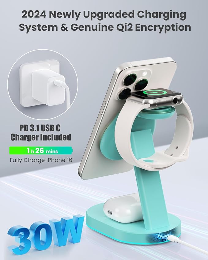 3 in 1 Wireless Charger Charging Station - Image 4