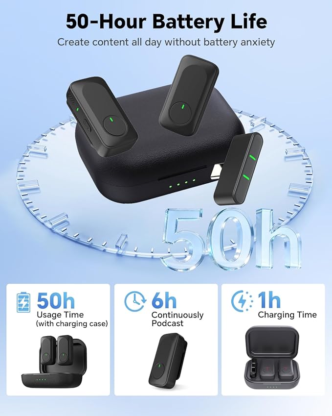 Jubolion Wireless Lavalier Microphone - Image 3