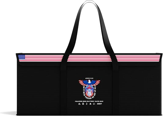 12V 200Ah LiFePO4 Lithium Battery Fireproof Safe Bag, Large Capacity by Unknown