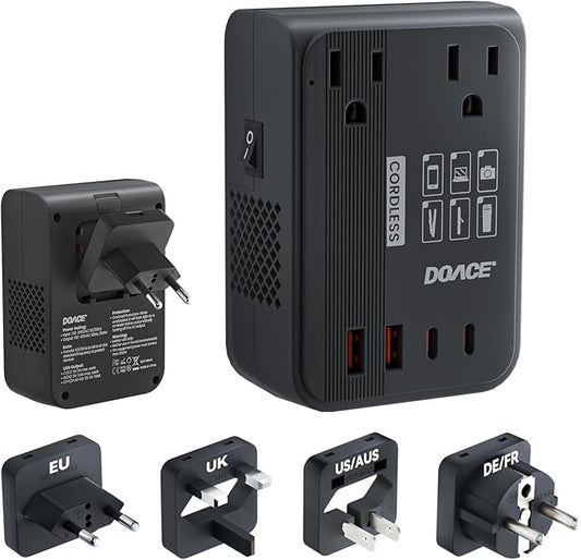 DOACE 220V to 110V Converter 350W Voltage Converter US to Europe by DOACE