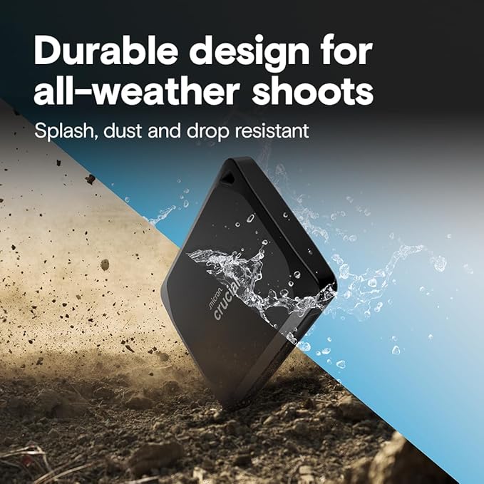 Crucial X10 Pro 1TB Portable SSD, 2000MB/s Write, 3.2 USB-C, External Solid - Image 3