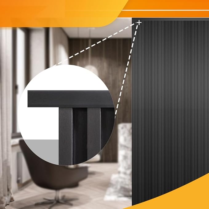 OUZUGIE 8-Pack 57 Inches, WPC Slat Wall Panel Trim, Corner Guard - Image 4