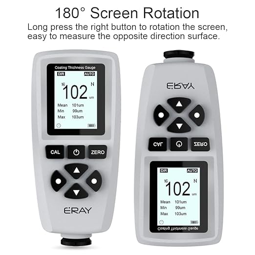 ERAY Mil Thickness Gauge, Coating Thickness Gauges, Paint Depth Gauge Meter - Image 4