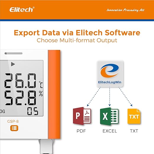 Elitech Digital Temperature Humidity Data Logger Medical Refrigerator - Image 3
