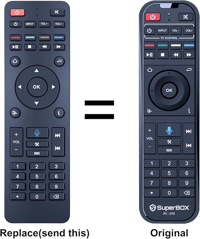 ZWP RC-200 Replacement Voice Remote Control Compatible - Image 2