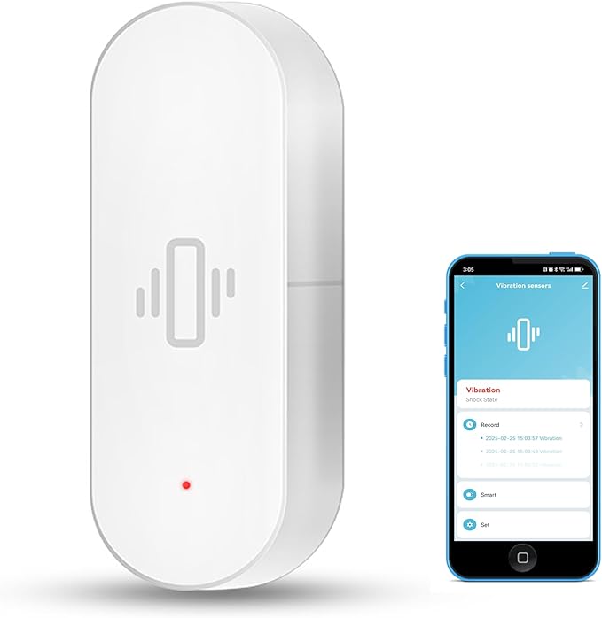 Smart Vibration Sensor: Wireless Glass Break Detector, WiFi Door Sensor by SENCKIT