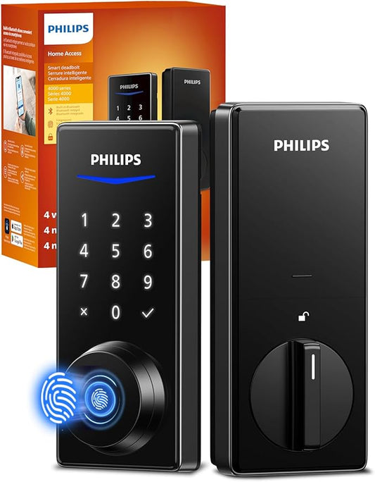 Philips Fingerprint Smart Lock, Keyless Entry Door Lock, Smart Door Locks by Philips