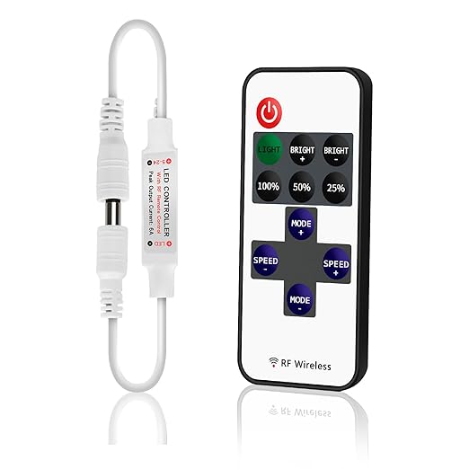 RF Mini Wireless LED Remote Controller by Taoellen