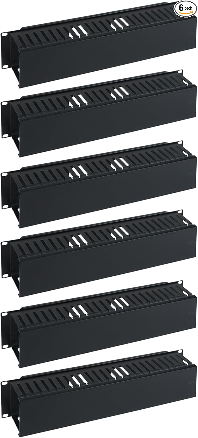 ICC 2U Finger Duct Cable Manager Panel by ICC