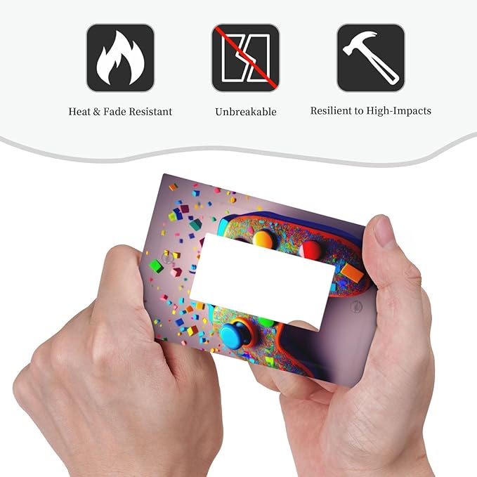 Bvtewkhz Videos Game Controller 1 Gang Single Rocker Decorative Light Switch - Image 5