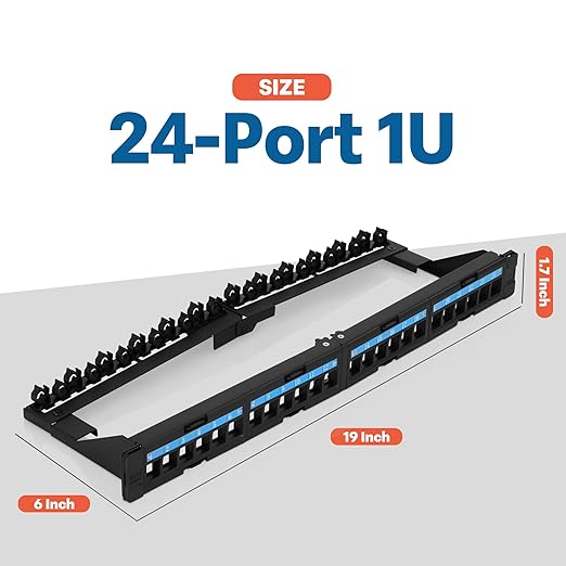 Everest 24 Port Keystone Patch Panel - Image 2