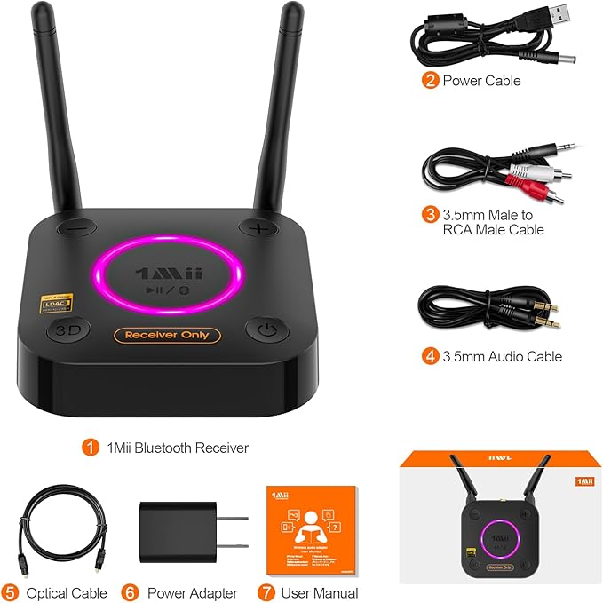1Mii B06Ultra Bluetooth 5.3 Receiver - Image 8