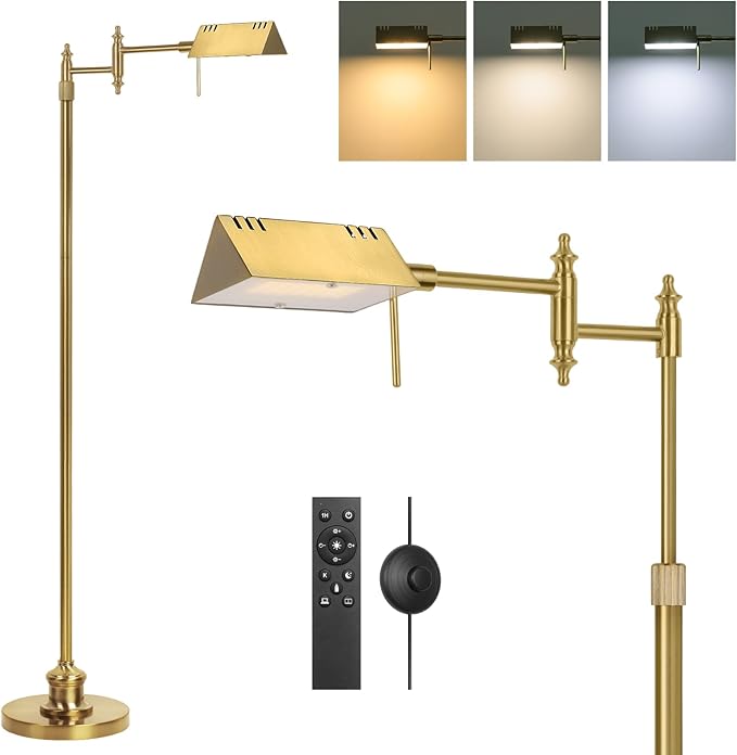 Dimmable Pharmacy Floor Lamp by Bairth