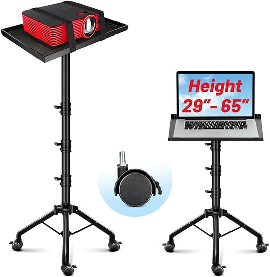 CAHAYA Projector Tripod Stand Adjustable: Height 29 to 65in Projector by CAHAYA