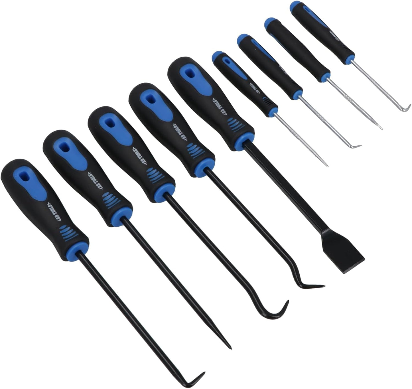 AB Tools 9pc Scraper Hook and Pick Set for Removal Installation of O Rings Seals Bushes