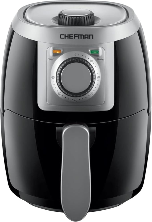 CHEFMAN Small, Compact Air Fryer Healthy Cooking, 2 Qt, User Friendly and by Chefman