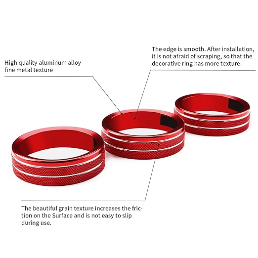 Auovo AC Knob Rings Covers Compatible - Image 6