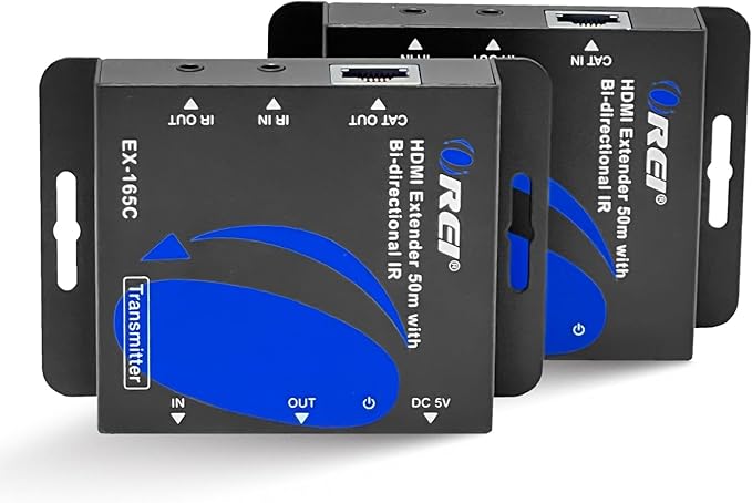 OREI HDMI over Ethernet Extender over Cat6/Cat7 Cable upto 165 Feet 1080p by OREI