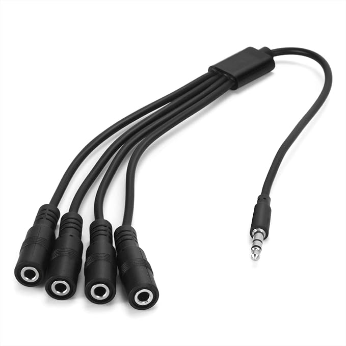 3.5mm Headphone Splitter Cable, ONXE 1/8 Inch AUX Stereo Jack Audio Splitter 1 by ONXEBornforqualityNeverWasteYourMoney