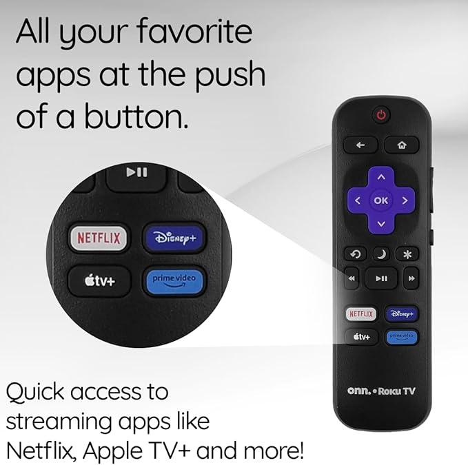 Remote Control with Shortcut Buttons and Volume Keys, Replacement - Image 3