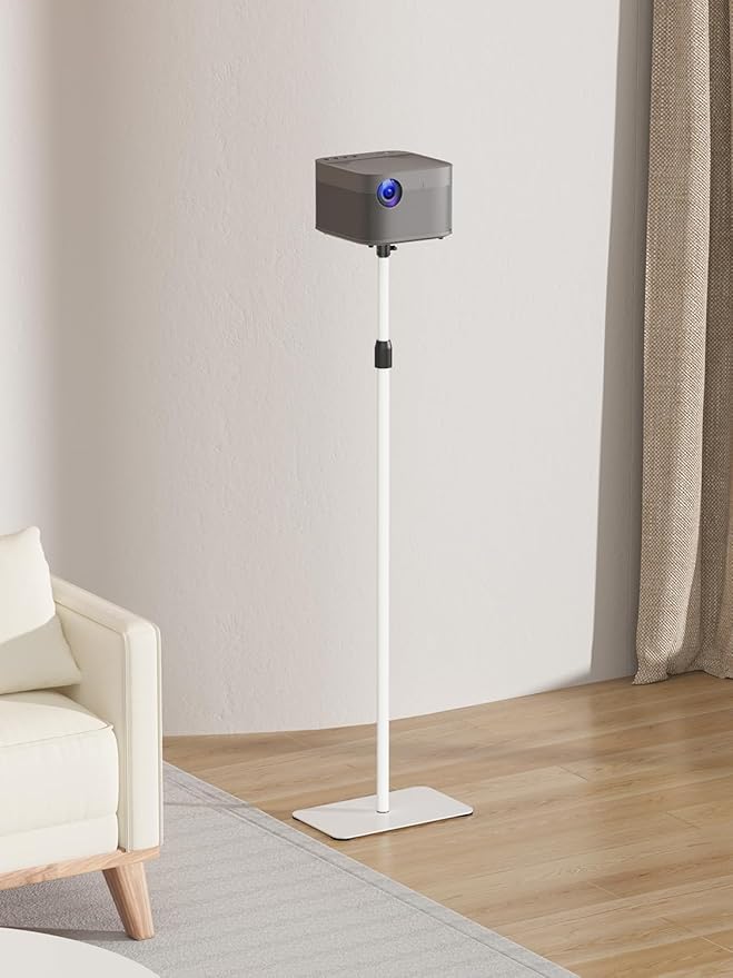 suptek Exdentable 63.9" Projector Stand 360°Swivel, Height Adjustable - Image 3