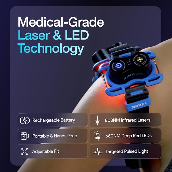 Kineon Move+ Pro Red Light Therapy Wrap – LED Light Therapy - Image 3