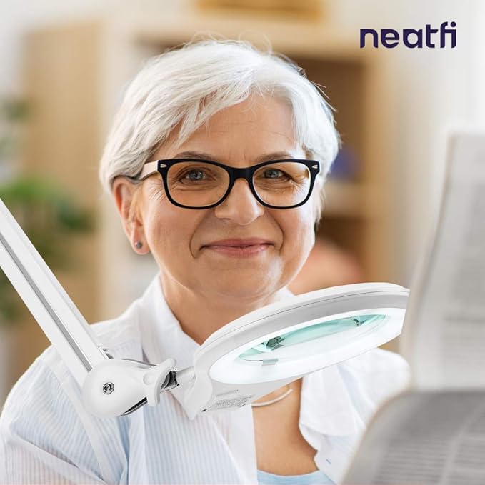 Neatfi Bifocals 1, 200 Lumens LED Magnifying Floor Lamp - Image 6