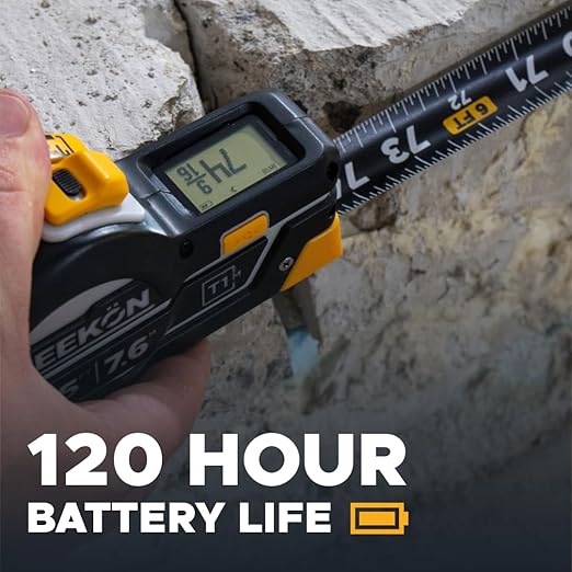 REEKON T1M Utility Digital Tape Measure 16ft – Bluetooth Smart Measuring Tool - Image 3