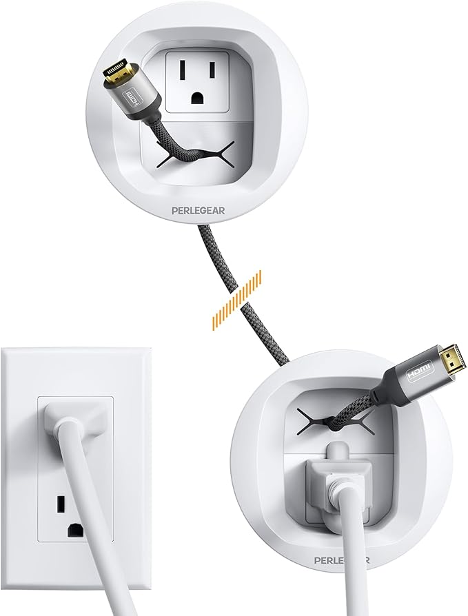 Perlegear in-Wall Cable Management Kit, TV Cord Hider - Image 8