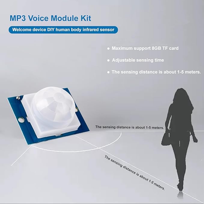 Geekstory MP3 Playback Kit Voice Recording Module Sound Recorder Board - Image 5