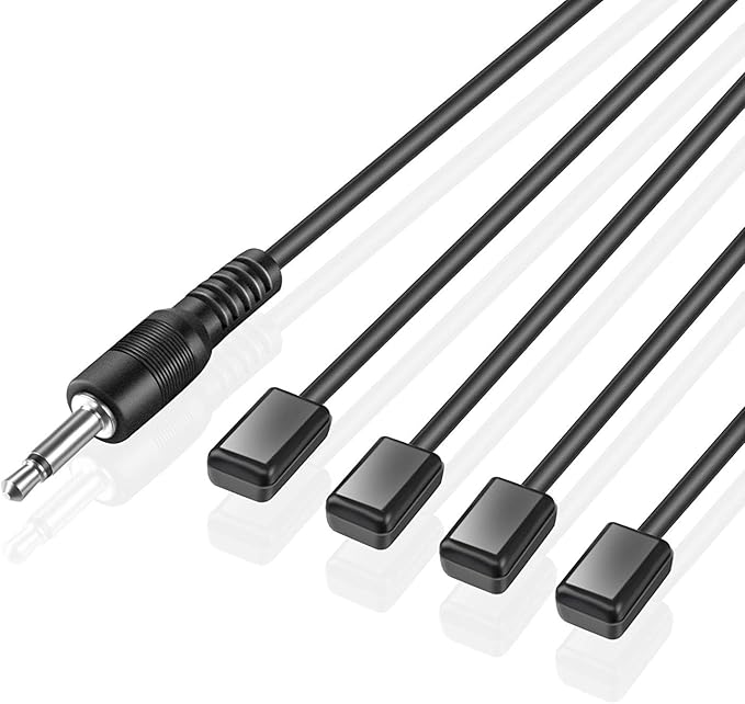 URWOOW IR Repeater Hidden Infrared Remote Extender System 1 Receiver 4 Emitters - Image 4